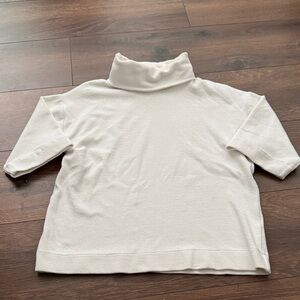 J. Crew Off-White Turtleneck Sweater